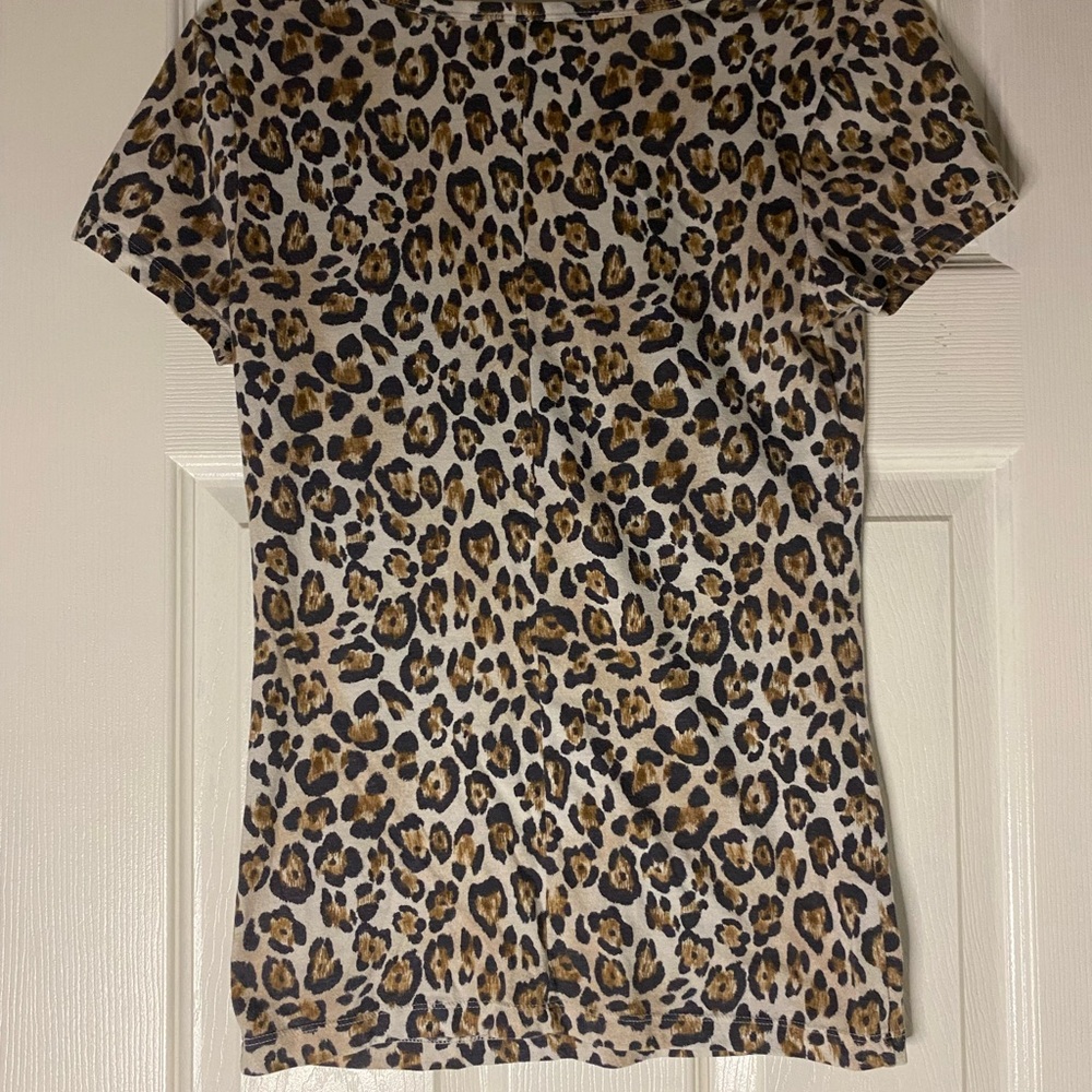 Leopard Print Women's Top - Picture 2 of 3